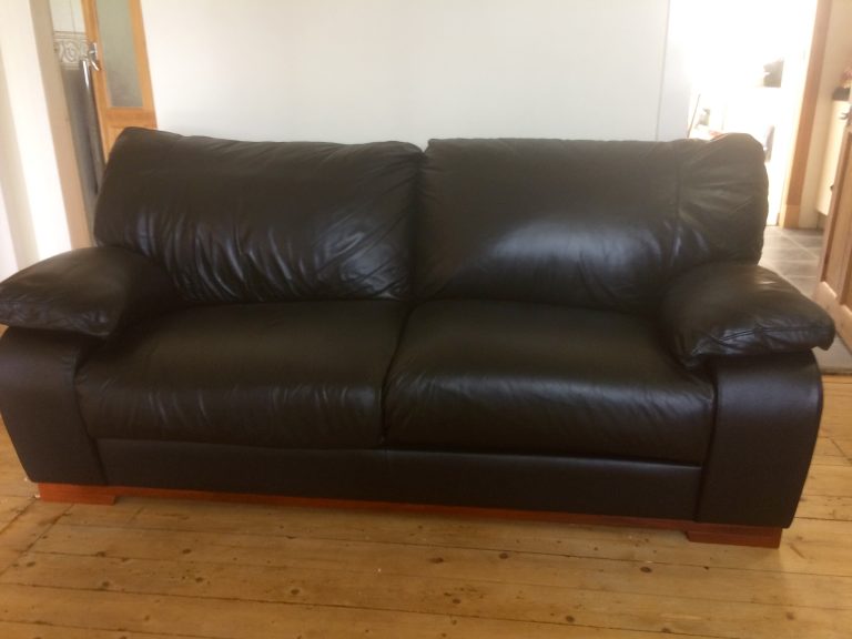 Read more about the article Black 2 Seater Sofa Refurb